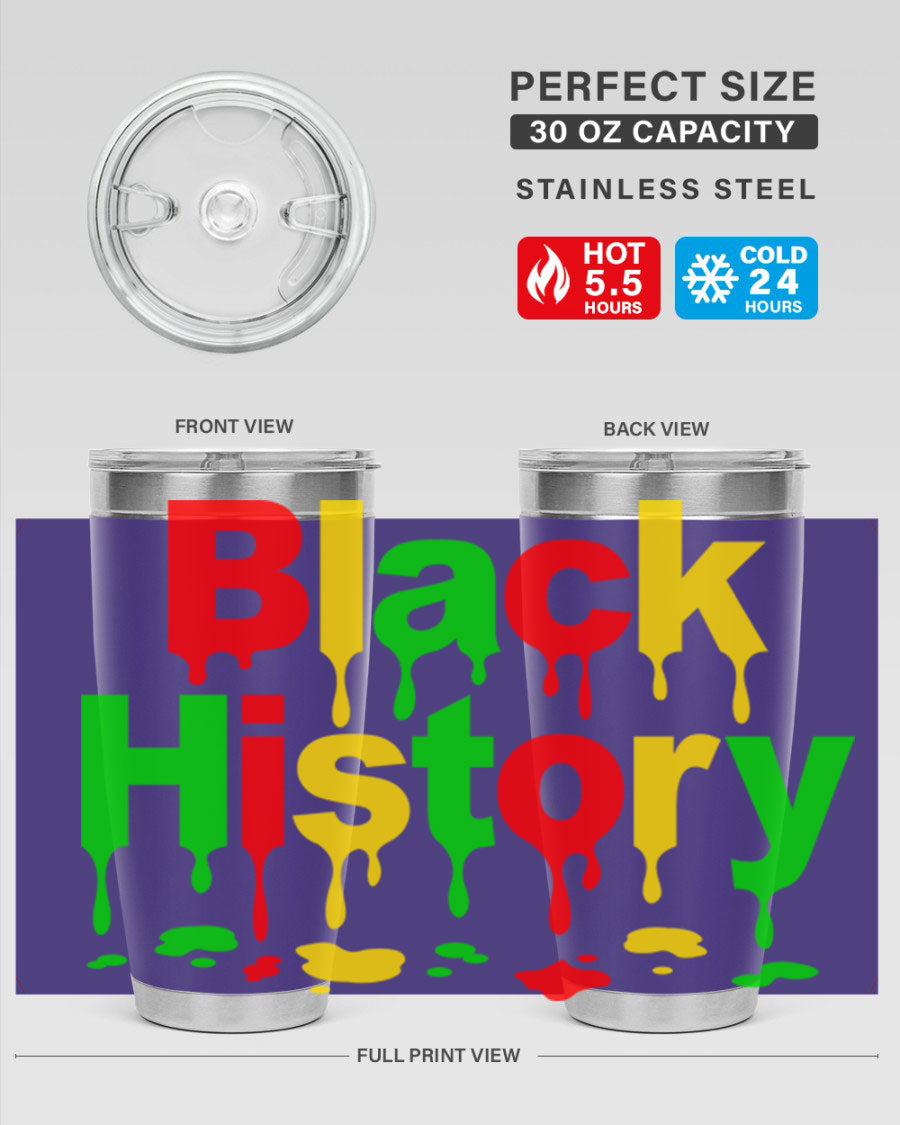 Black History Drip 241# Cotton Tank featuring inspiring phrases and designs celebrating Black culture and history.