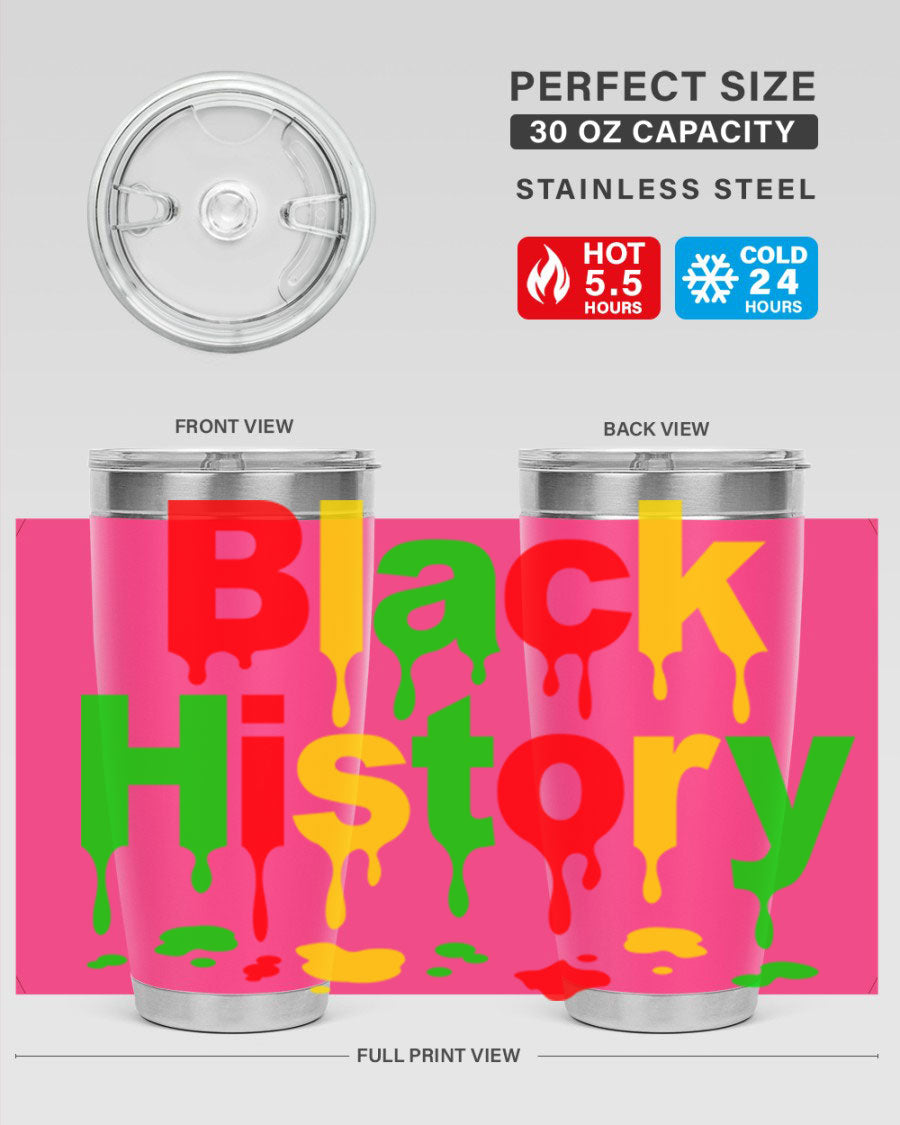 Black History Drip 241# Cotton Tank featuring inspiring phrases and designs celebrating Black culture and history.