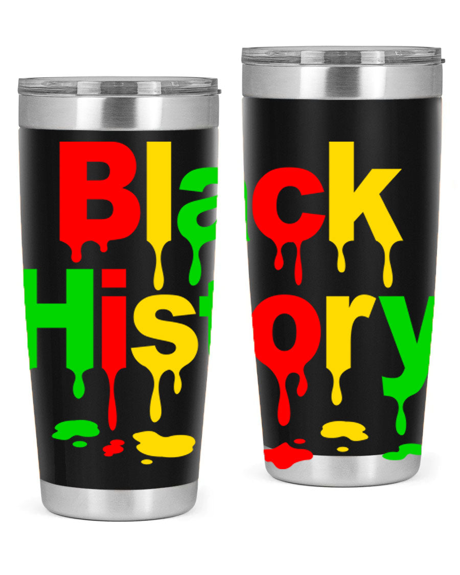 Black History Drip 241# Cotton Tank featuring inspiring phrases and designs celebrating Black culture and history.