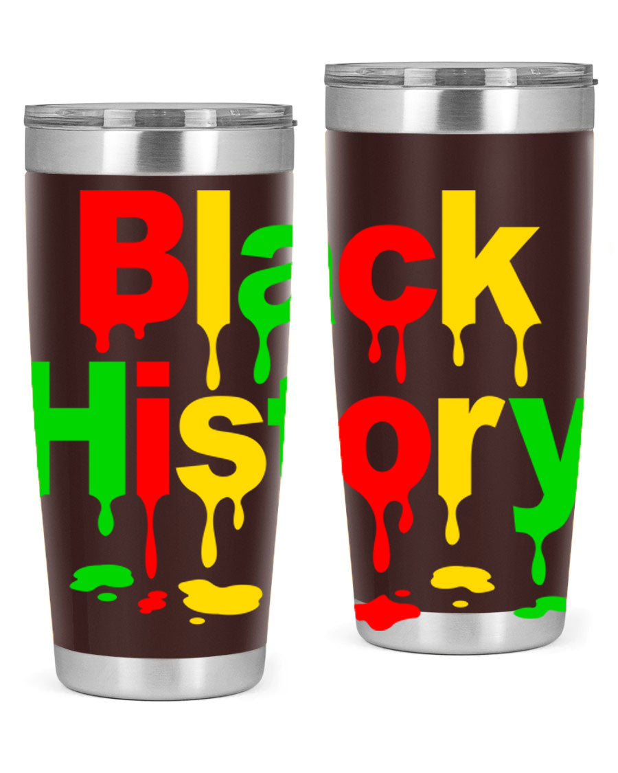 Black History Drip 241# Cotton Tank featuring inspiring phrases and designs celebrating Black culture and history.