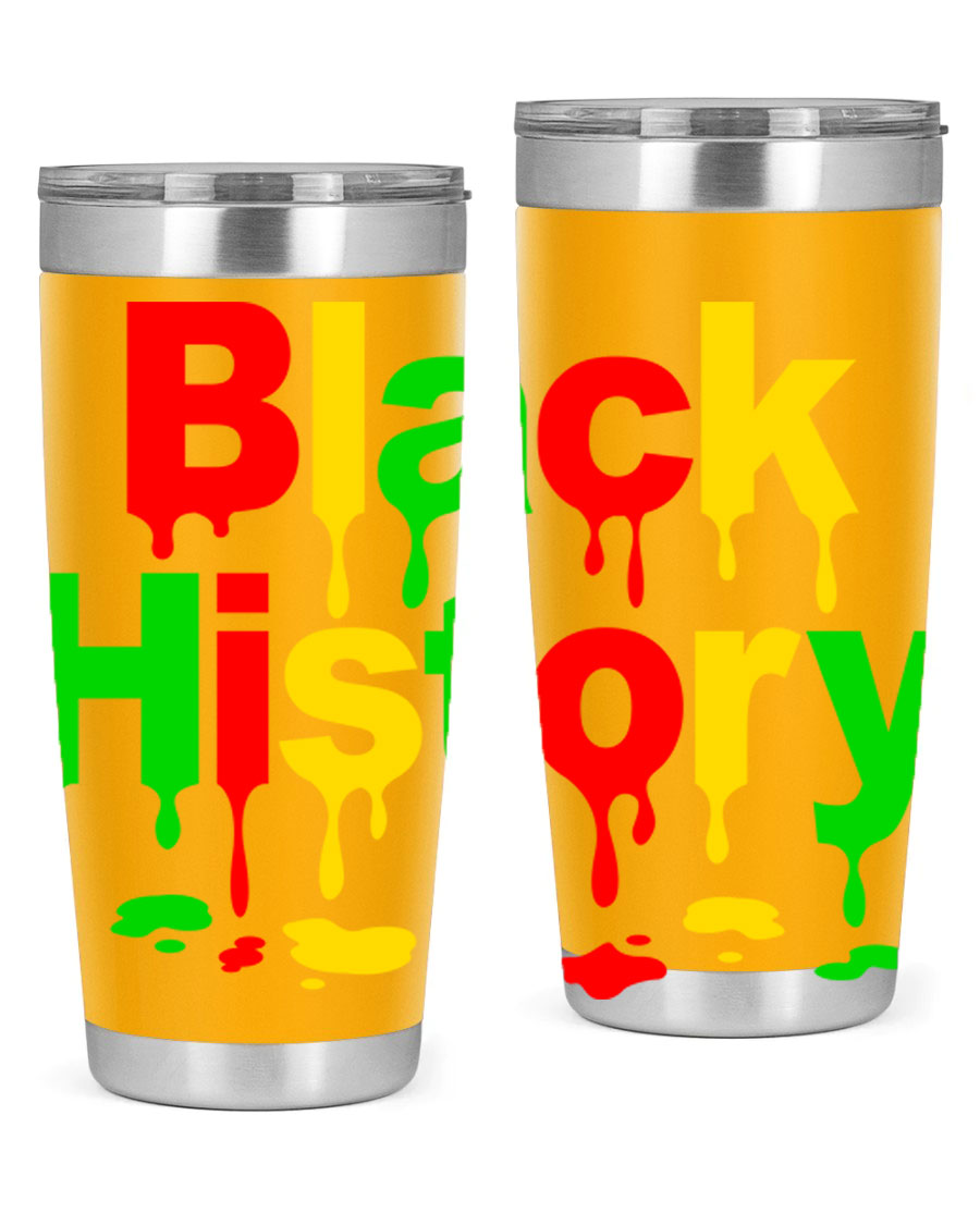 Black History Drip 241# Cotton Tank featuring inspiring phrases and designs celebrating Black culture and history.