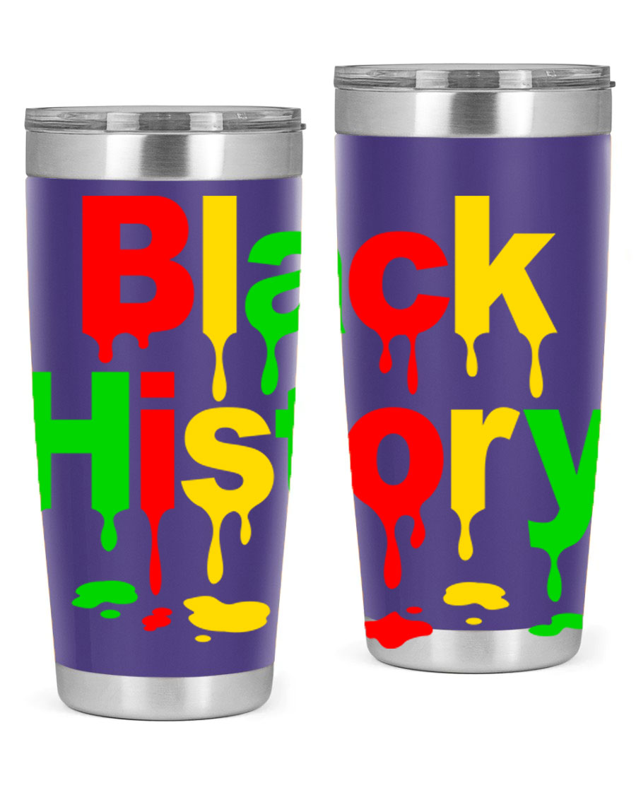 Black History Drip 241# Cotton Tank featuring inspiring phrases and designs celebrating Black culture and history.