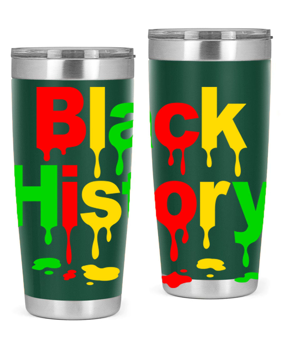 Black History Drip 241# Cotton Tank featuring inspiring phrases and designs celebrating Black culture and history.