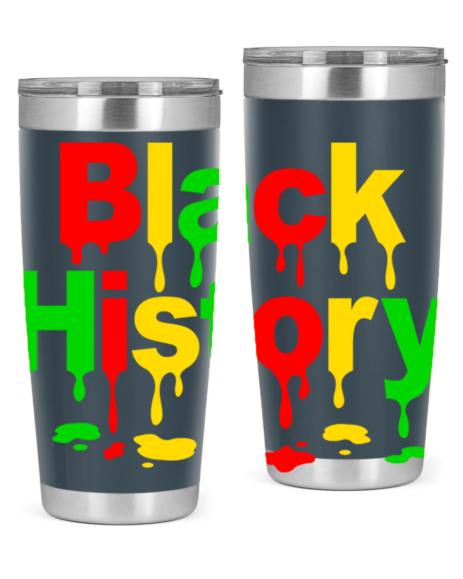 Black History Drip 241# Cotton Tank featuring inspiring phrases and designs celebrating Black culture and history.