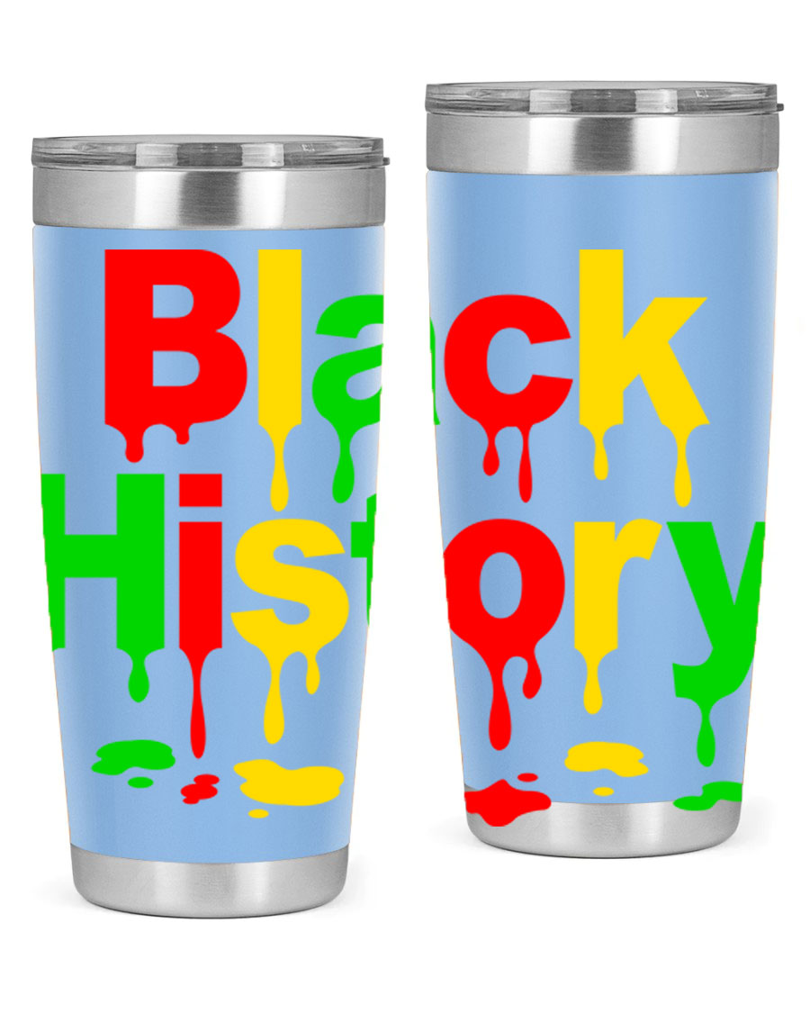 Black History Drip 241# Cotton Tank featuring inspiring phrases and designs celebrating Black culture and history.