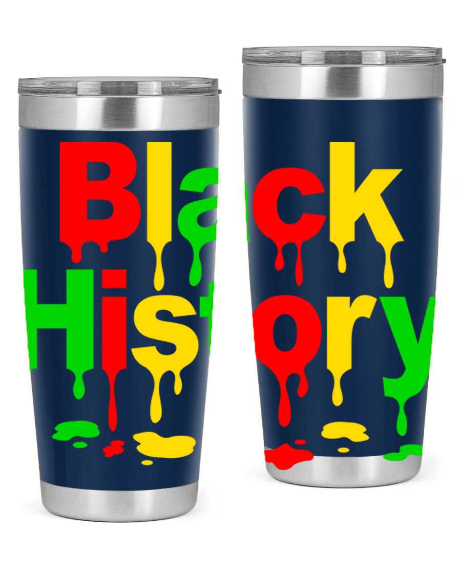 Black History Drip 241# Cotton Tank featuring inspiring phrases and designs celebrating Black culture and history.