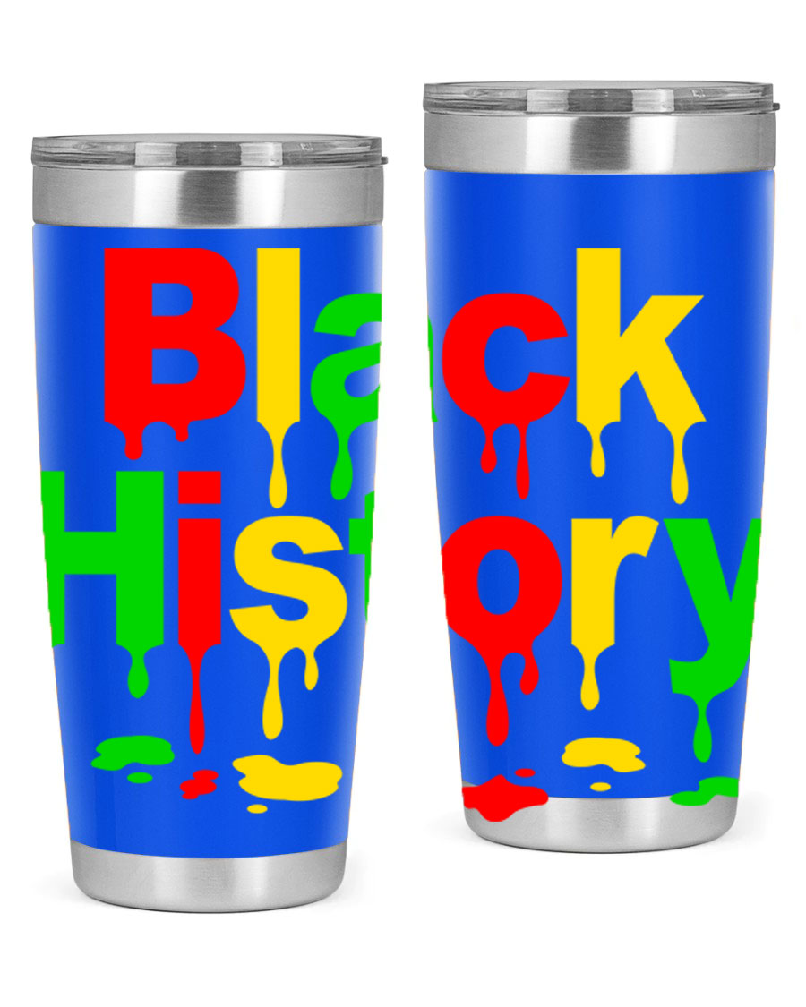 Black History Drip 241# Cotton Tank featuring inspiring phrases and designs celebrating Black culture and history.