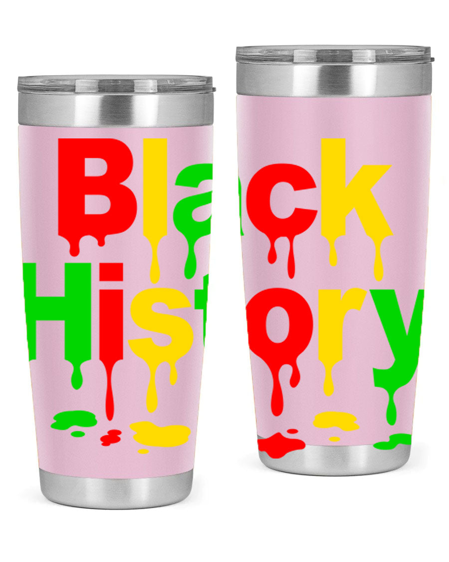 Black History Drip 241# Cotton Tank featuring inspiring phrases and designs celebrating Black culture and history.