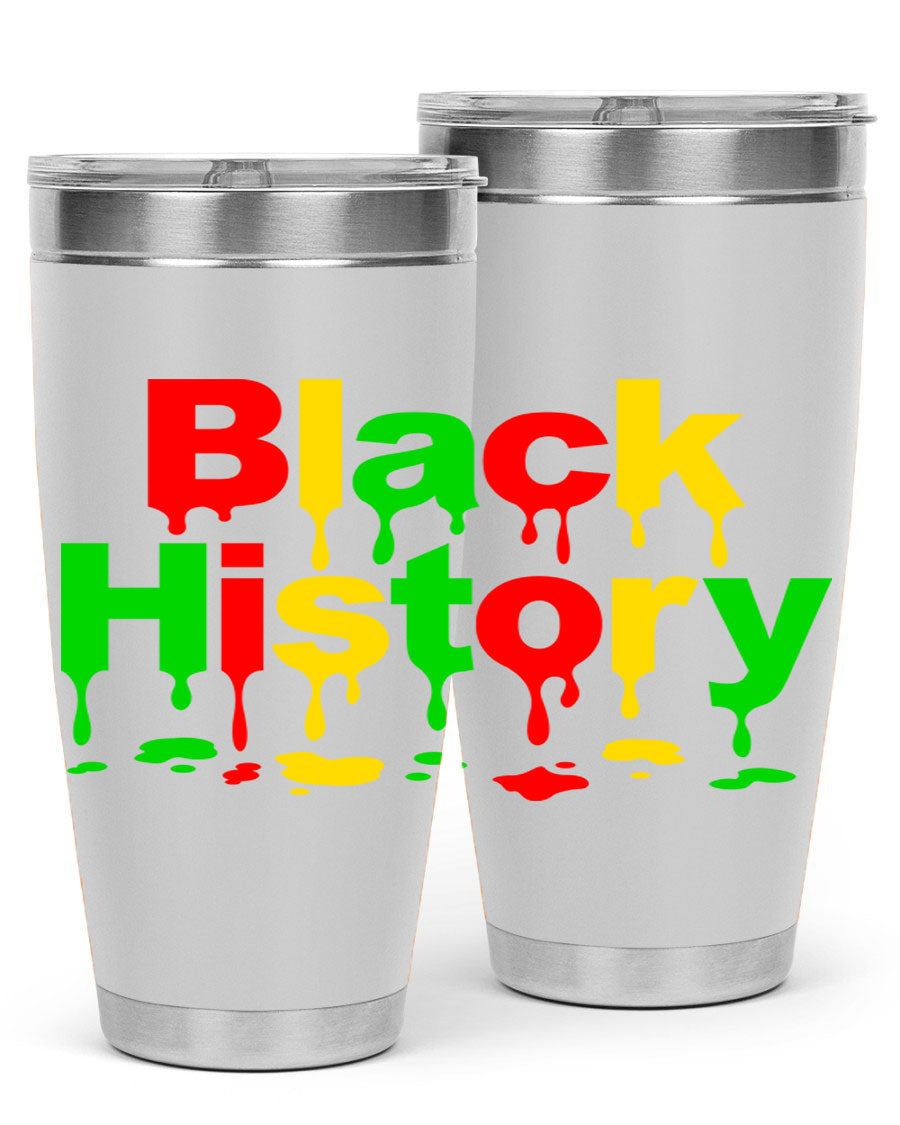 Black History Drip 241# Cotton Tank featuring inspiring phrases and designs celebrating Black culture and history.