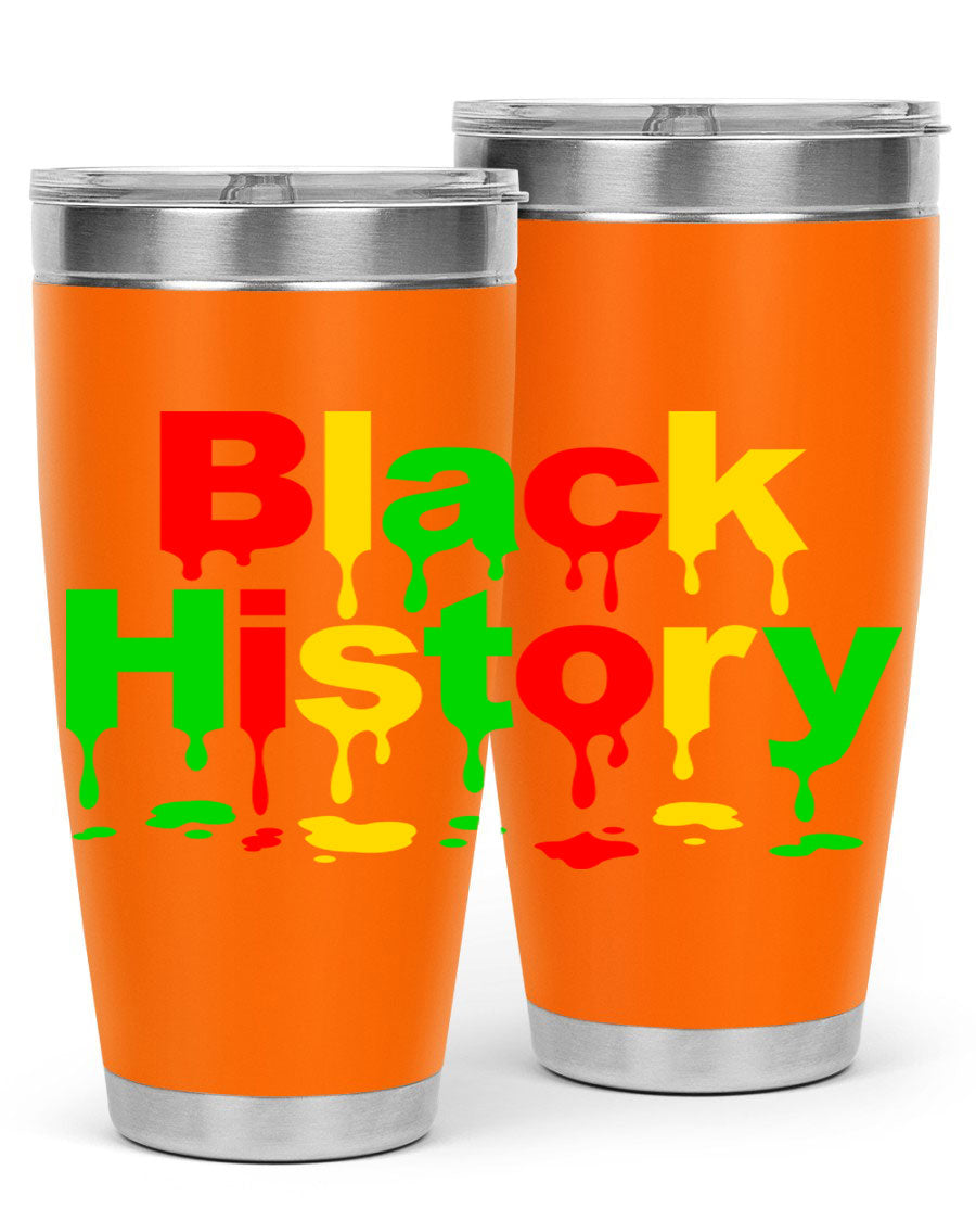 Black History Drip 241# Cotton Tank featuring inspiring phrases and designs celebrating Black culture and history.