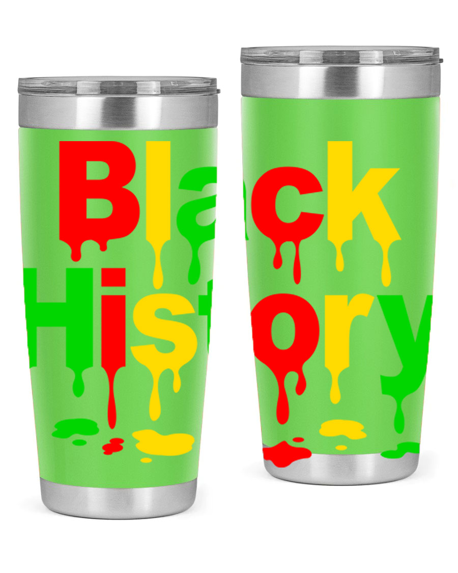 Black History Drip 241# Cotton Tank featuring inspiring phrases and designs celebrating Black culture and history.