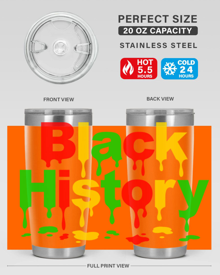 Black History Drip 241# Cotton Tank featuring inspiring phrases and designs celebrating Black culture and history.