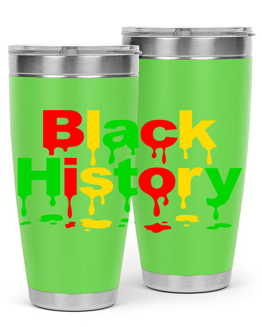 Black History Drip 241# Cotton Tank featuring inspiring phrases and designs celebrating Black culture and history.