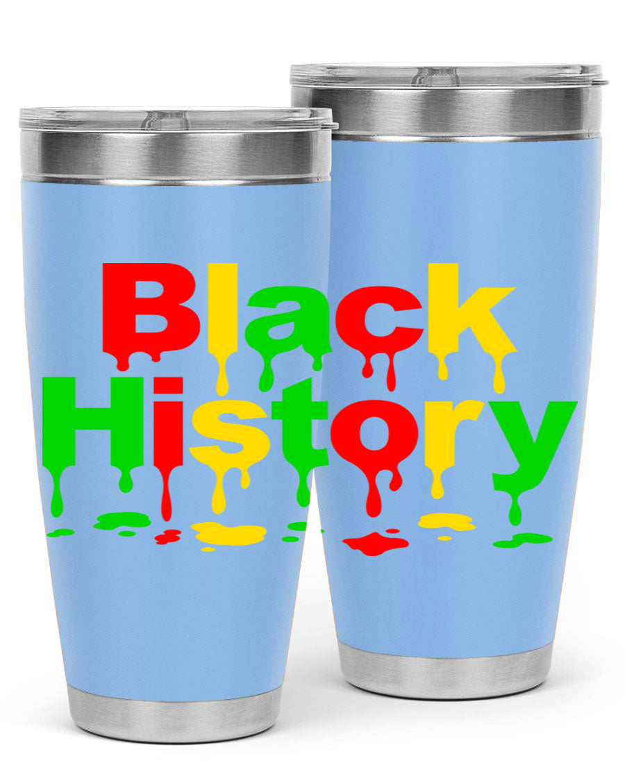 Black History Drip 241# Cotton Tank featuring inspiring phrases and designs celebrating Black culture and history.