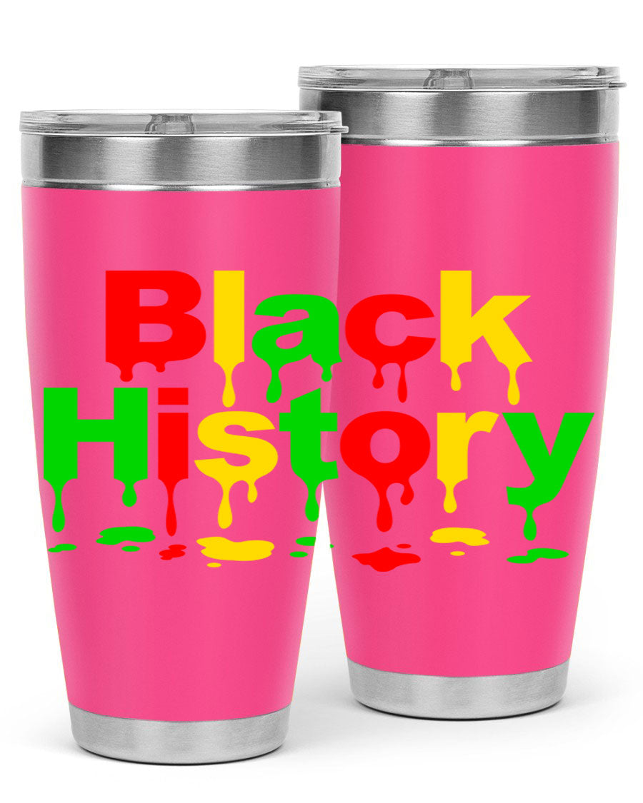 Black History Drip 241# Cotton Tank featuring inspiring phrases and designs celebrating Black culture and history.