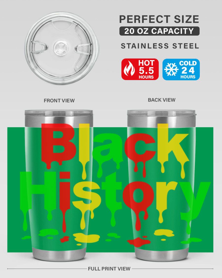 Black History Drip 241# Cotton Tank featuring inspiring phrases and designs celebrating Black culture and history.