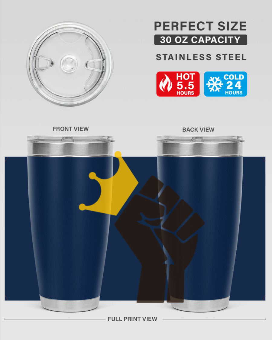 Black Power Crown 198# Cotton Tank featuring bold empowering phrases in black on a stylish tank top.