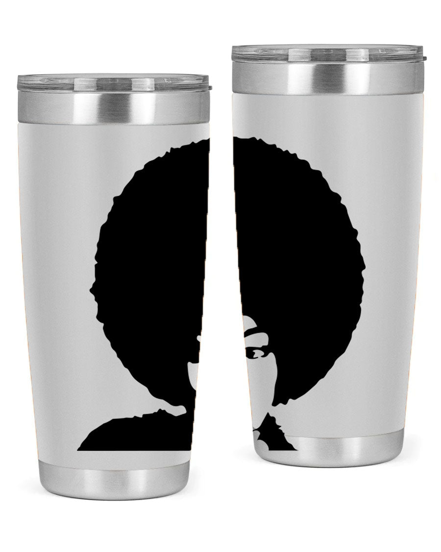 Black Women - Queen 36# Tumbler, 20oz stainless steel with double wall vacuum insulation, featuring a stylish design for hot and cold beverages.