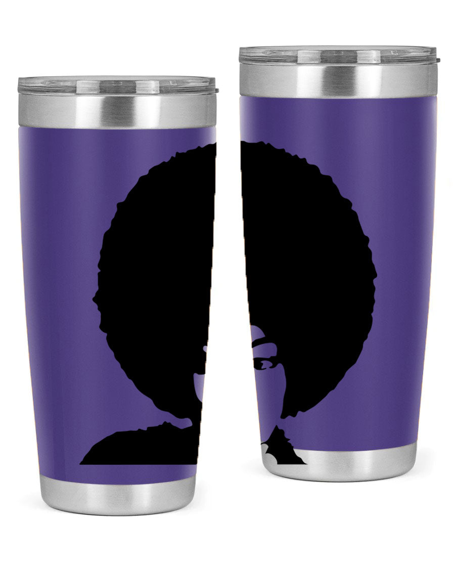 Black Women - Queen 36# Tumbler, 20oz stainless steel with double wall vacuum insulation, featuring a stylish design for hot and cold beverages.