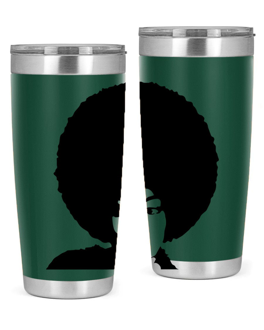 Black Women - Queen 36# Tumbler, 20oz stainless steel with double wall vacuum insulation, featuring a stylish design for hot and cold beverages.