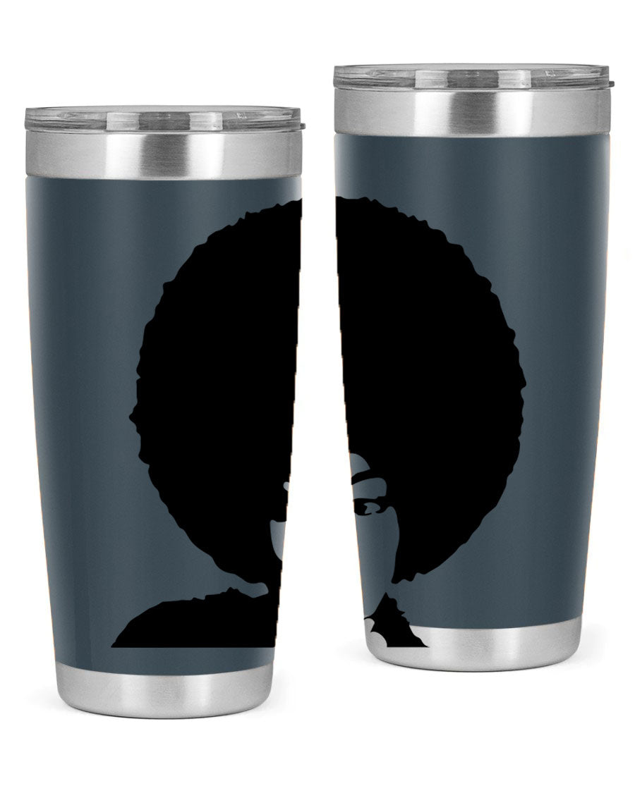 Black Women - Queen 36# Tumbler, 20oz stainless steel with double wall vacuum insulation, featuring a stylish design for hot and cold beverages.