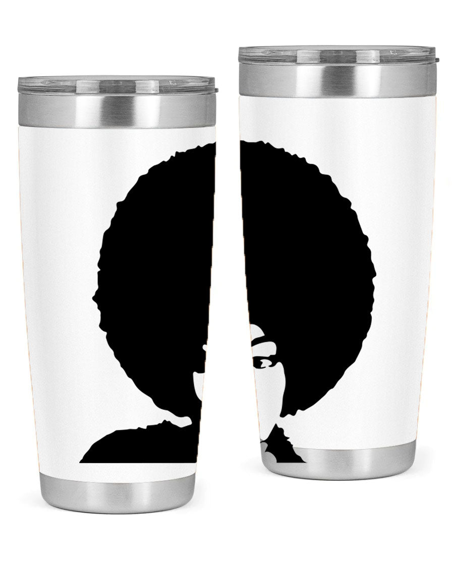Black Women - Queen 36# Tumbler, 20oz stainless steel with double wall vacuum insulation, featuring a stylish design for hot and cold beverages.