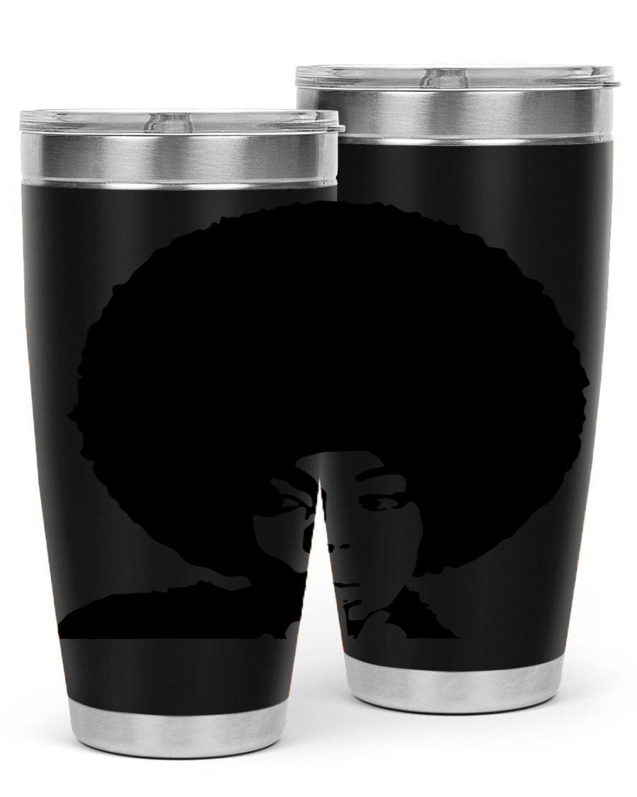 Black Women - Queen 36# Tumbler, 20oz stainless steel with double wall vacuum insulation, featuring a stylish design for hot and cold beverages.