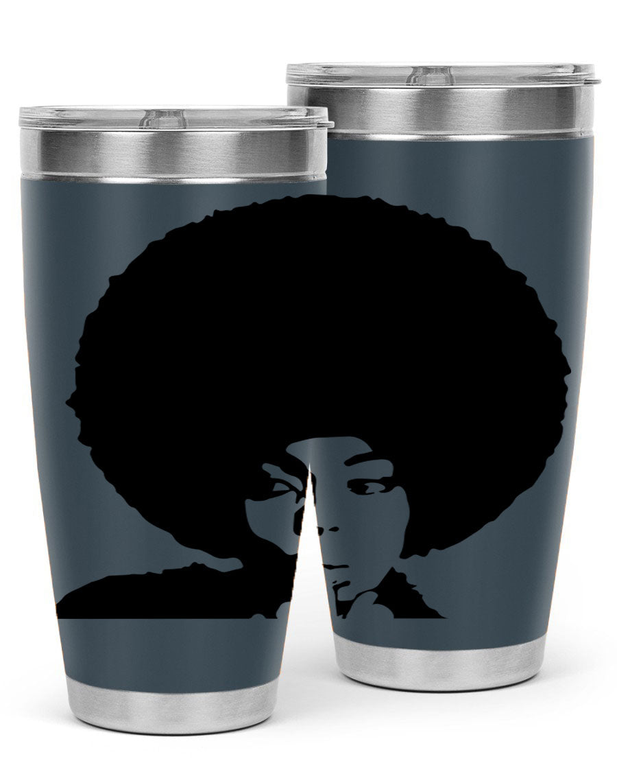 Black Women - Queen 36# Tumbler, 20oz stainless steel with double wall vacuum insulation, featuring a stylish design for hot and cold beverages.