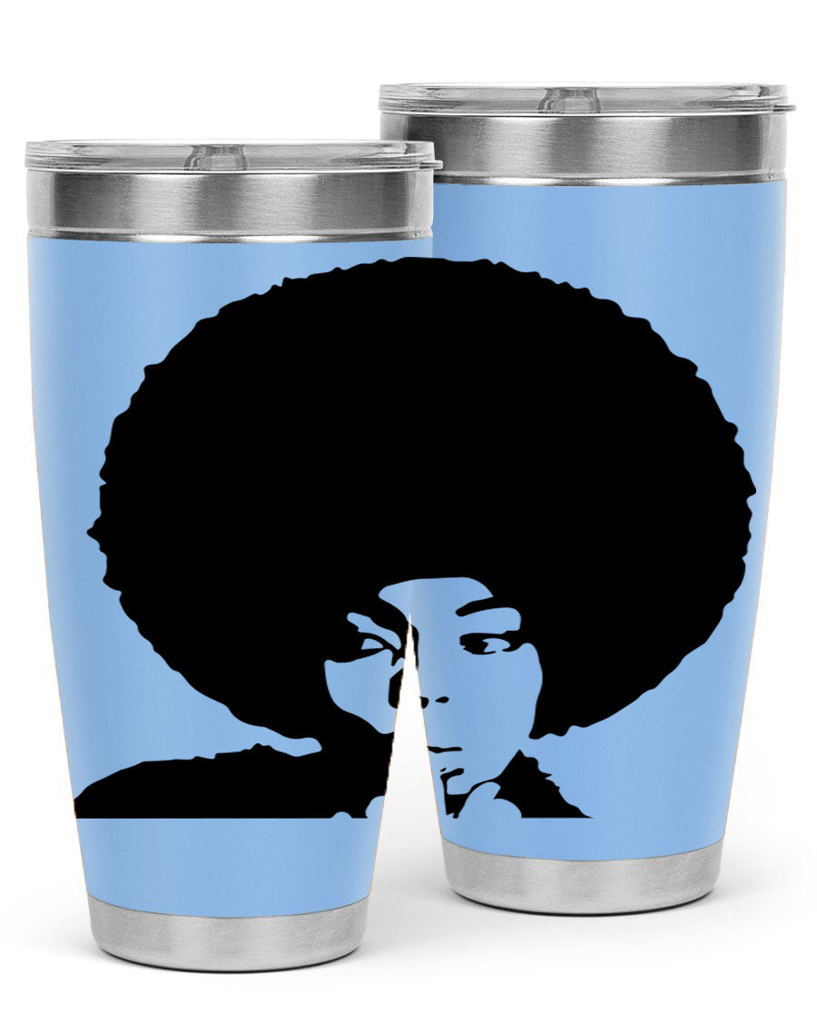 Black Women - Queen 36# Tumbler, 20oz stainless steel with double wall vacuum insulation, featuring a stylish design for hot and cold beverages.