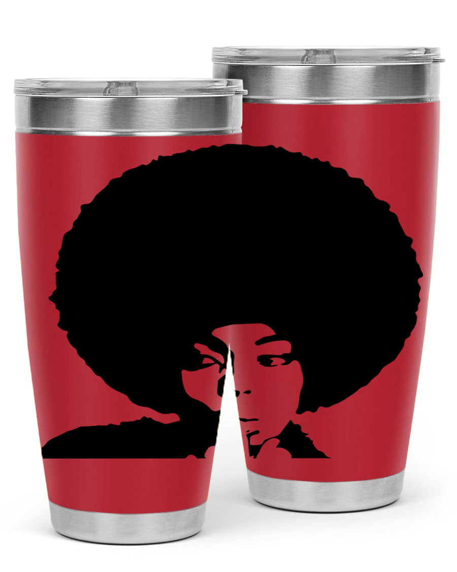 Black Women - Queen 36# Tumbler, 20oz stainless steel with double wall vacuum insulation, featuring a stylish design for hot and cold beverages.