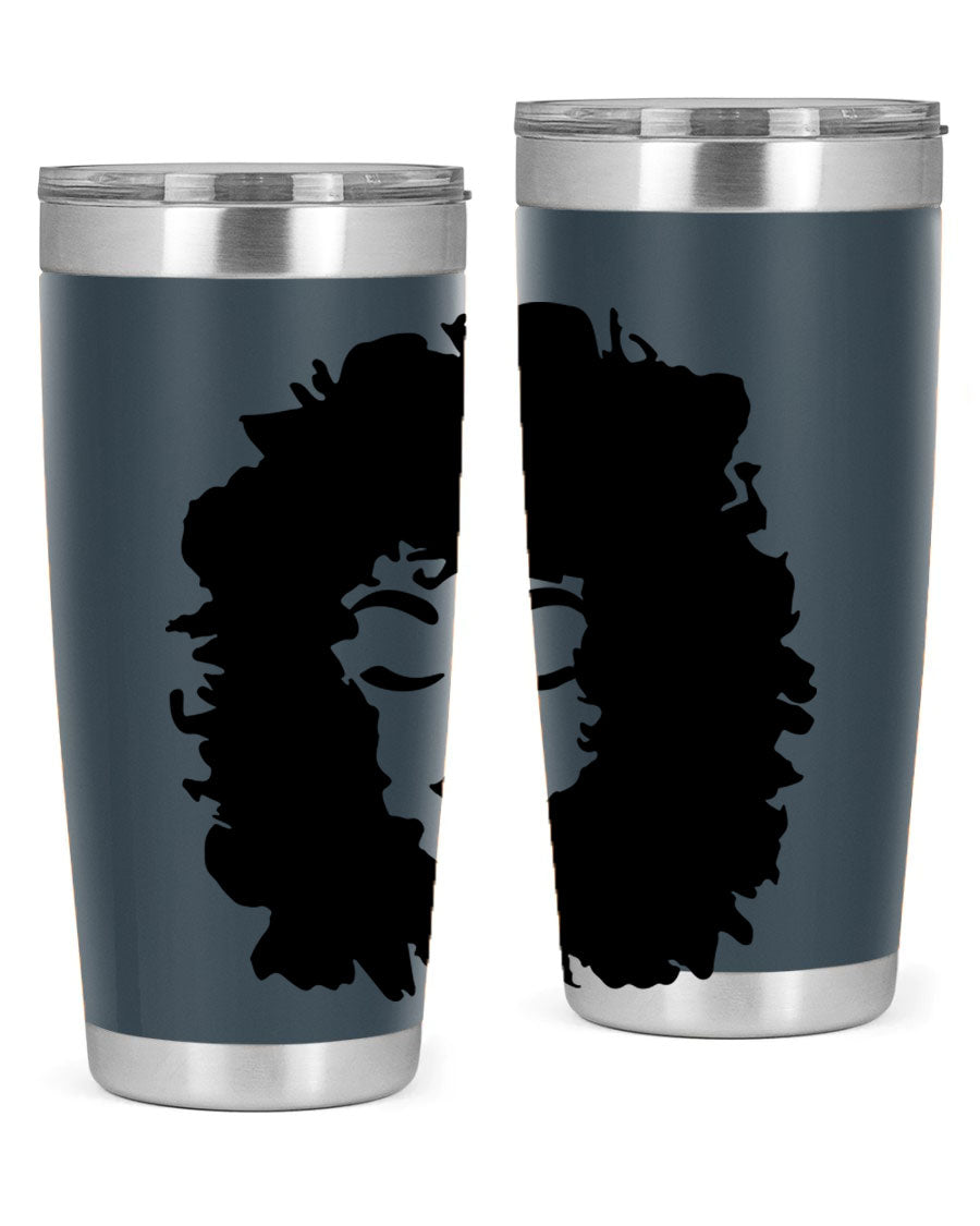 Black women - queen 72# tumbler, 20oz double wall vacuum stainless steel with copper lining, featuring a stylish design.