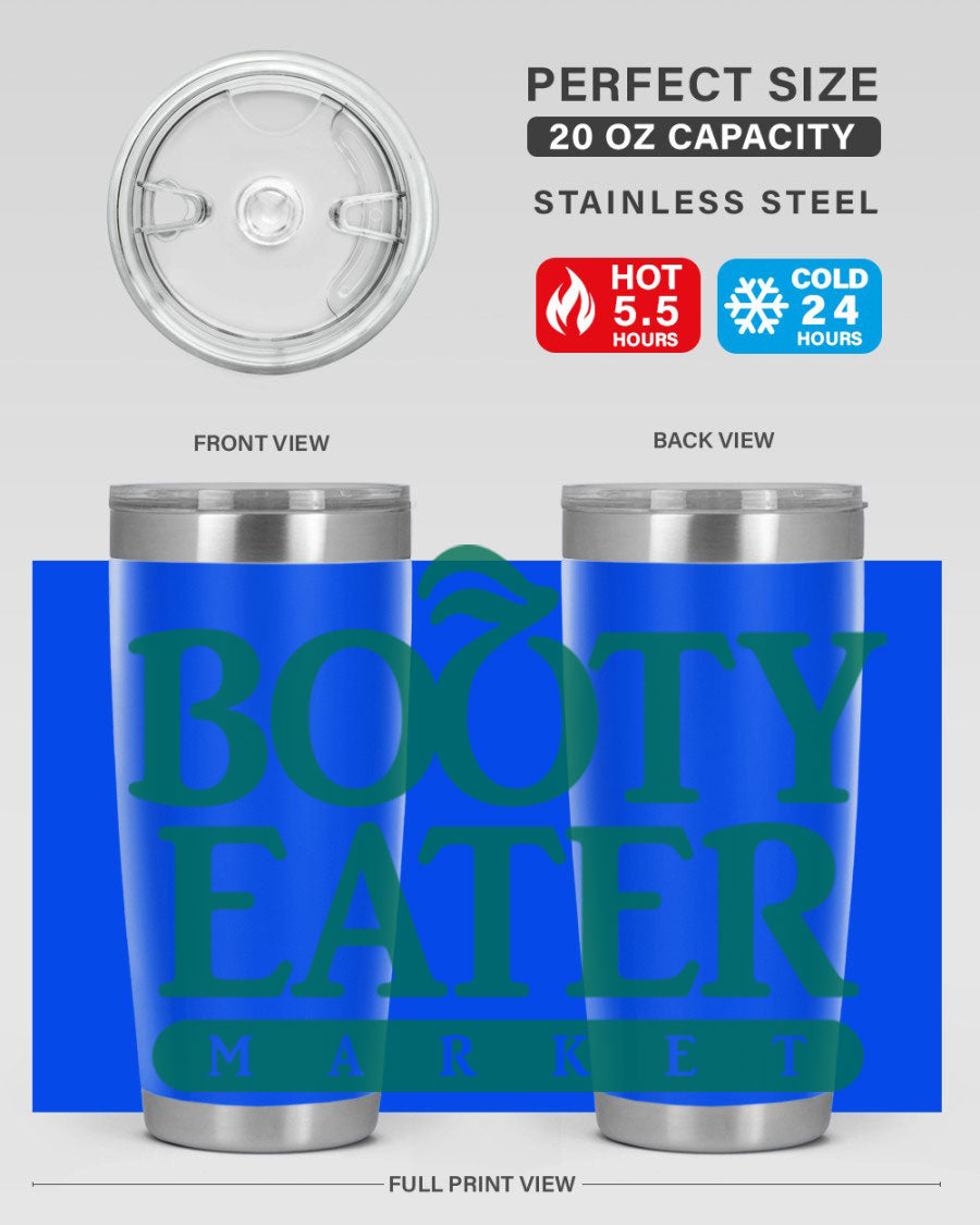 Black bootyeater 192# Cotton Tank top featuring a unique graphic design, perfect for casual wear.