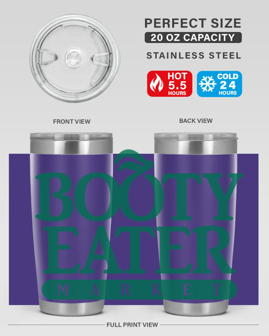 Black bootyeater 192# Cotton Tank top featuring a unique graphic design, perfect for casual wear.