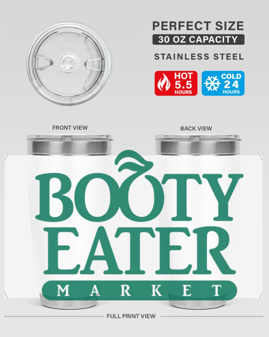 Black bootyeater 192# Cotton Tank top featuring a unique graphic design, perfect for casual wear.