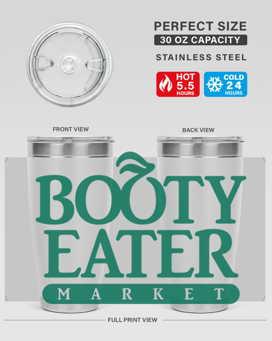 Black bootyeater 192# Cotton Tank top featuring a unique graphic design, perfect for casual wear.