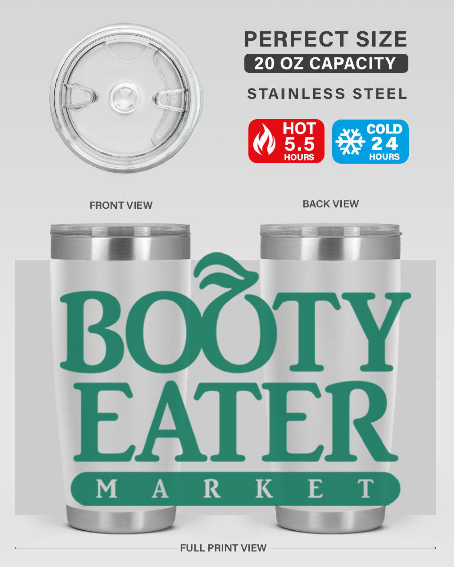 Black bootyeater 192# Cotton Tank top featuring a unique graphic design, perfect for casual wear.