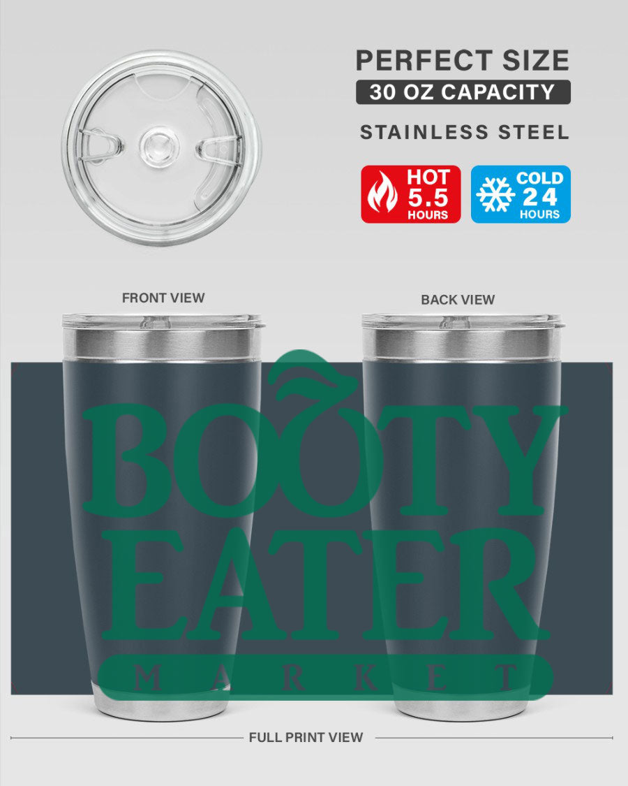 Black bootyeater 192# Cotton Tank top featuring a unique graphic design, perfect for casual wear.