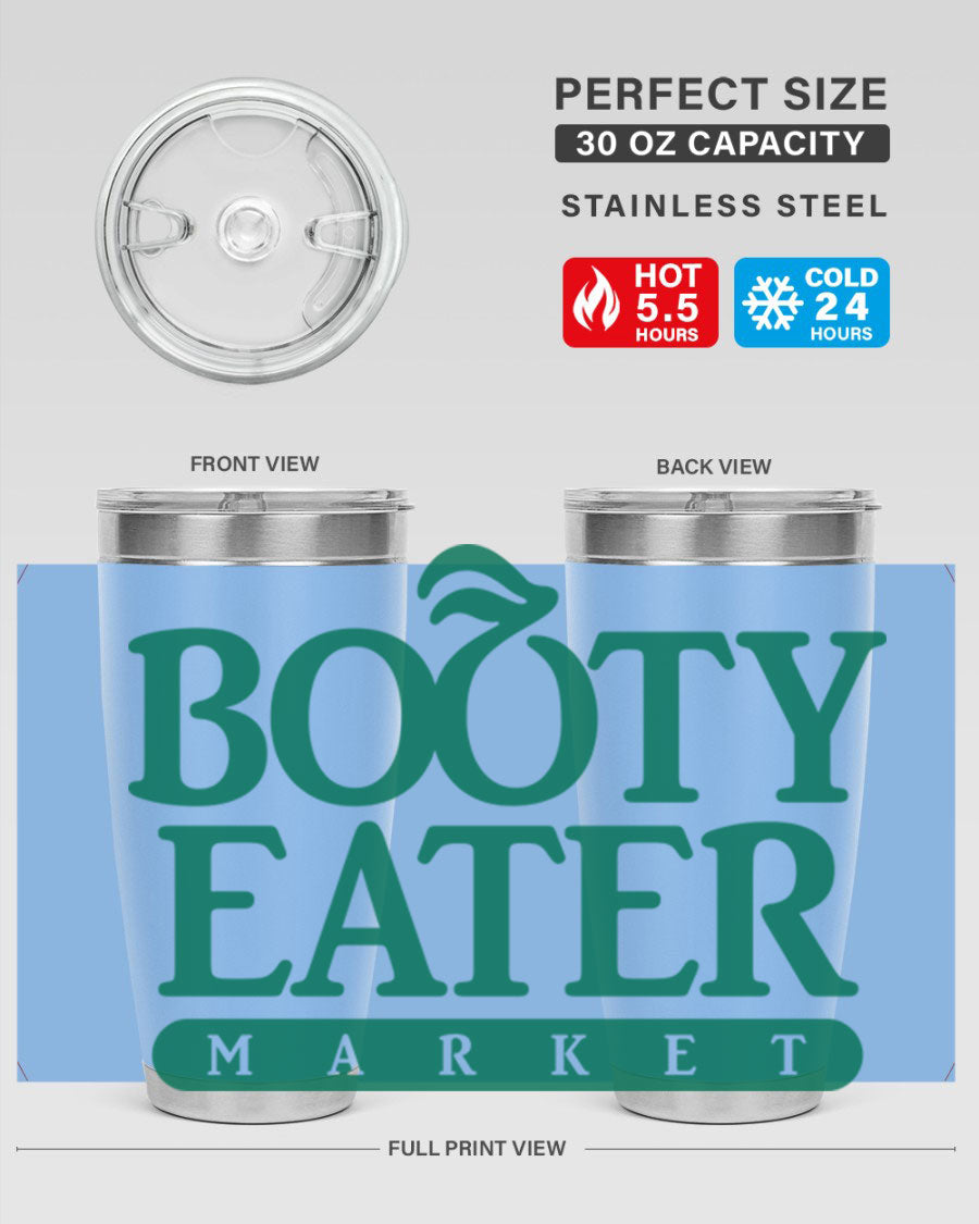 Black bootyeater 192# Cotton Tank top featuring a unique graphic design, perfect for casual wear.