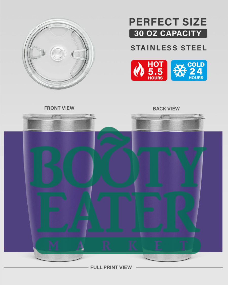 Black bootyeater 192# Cotton Tank top featuring a unique graphic design, perfect for casual wear.