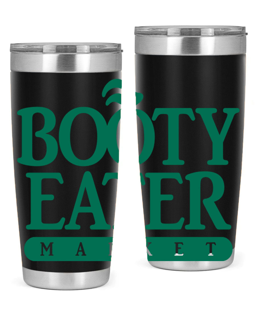 Black bootyeater 192# Cotton Tank top featuring a unique graphic design, perfect for casual wear.