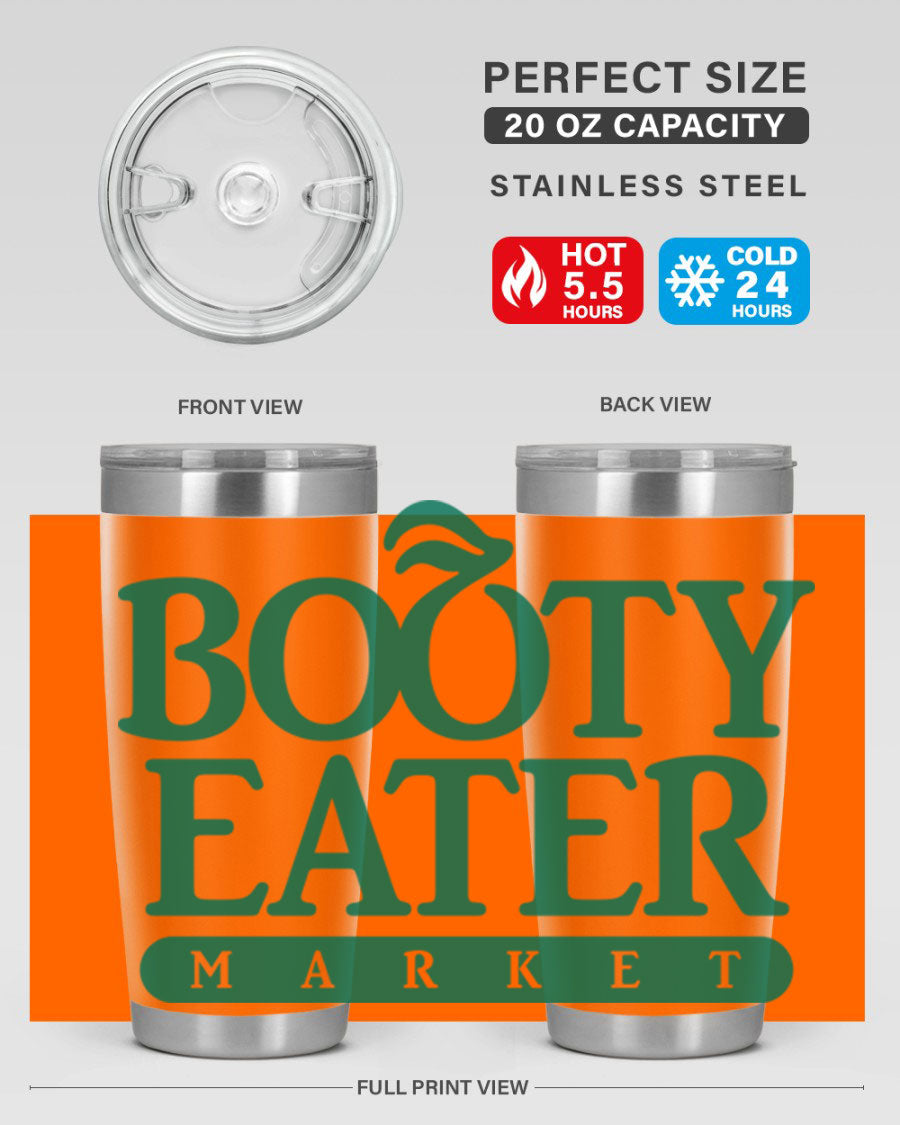 Black bootyeater 192# Cotton Tank top featuring a unique graphic design, perfect for casual wear.