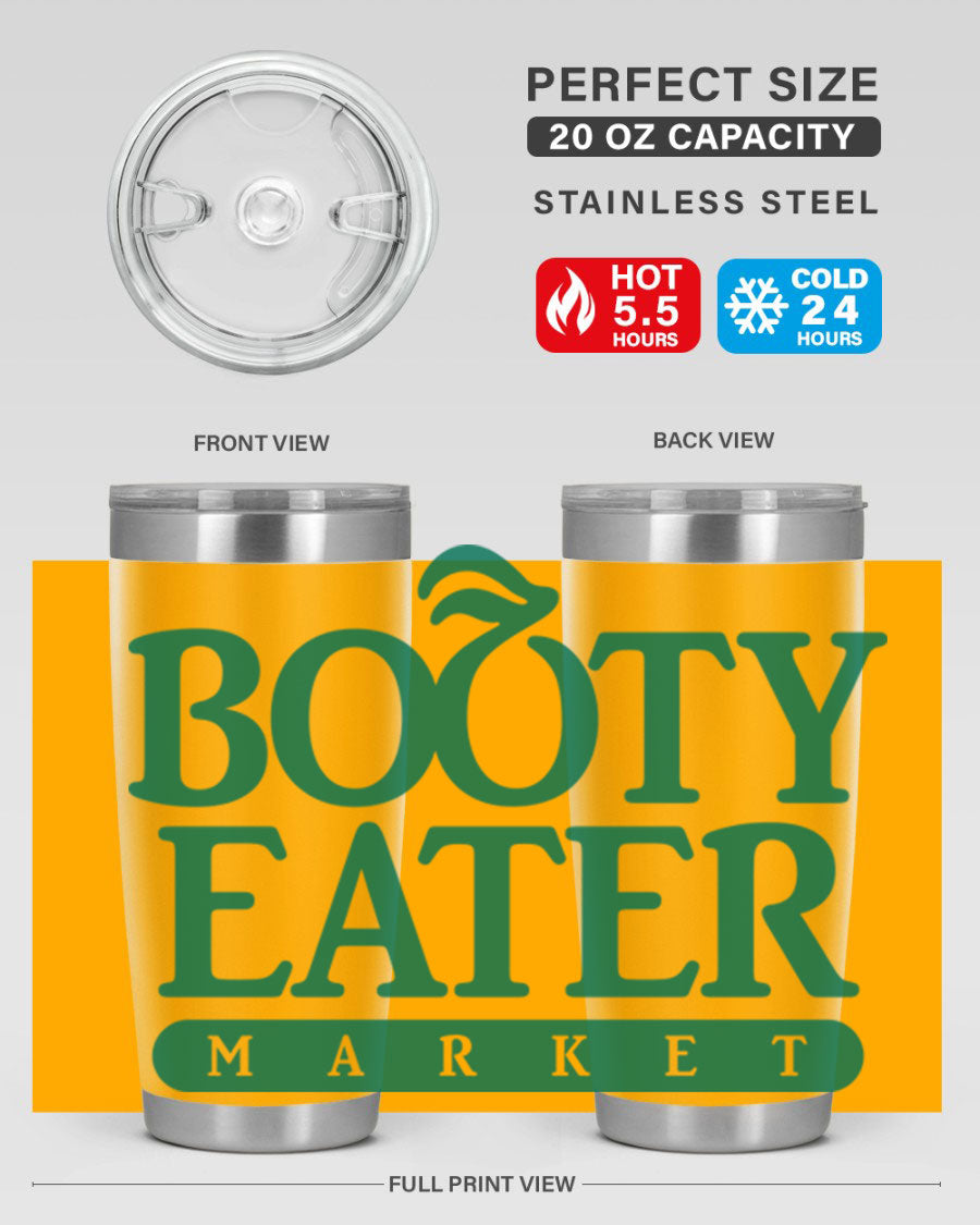 Black bootyeater 192# Cotton Tank top featuring a unique graphic design, perfect for casual wear.