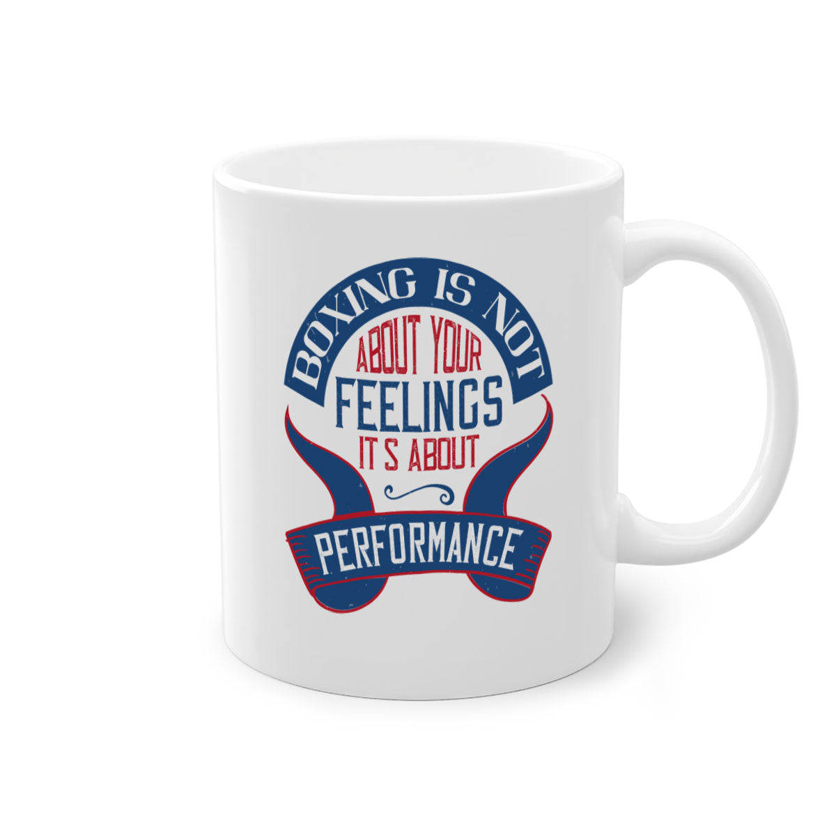 Two-tone ceramic mug with motivational text, available in multiple colors and sizes, featuring a glossy finish and easy-grip handle.