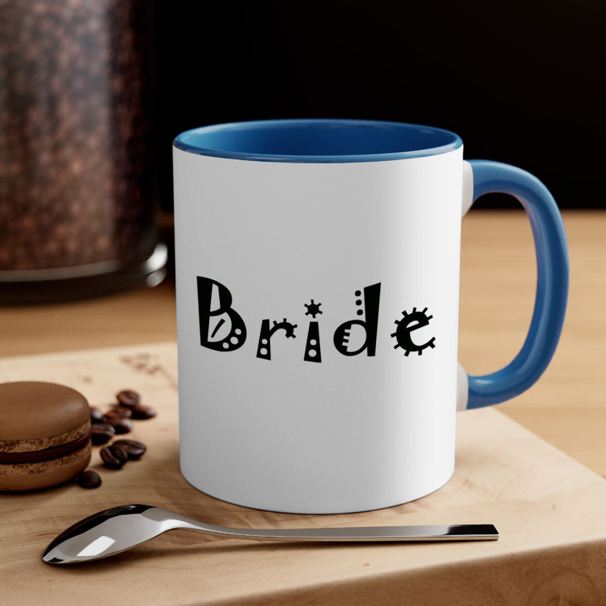 Bride 127# Mug featuring a glossy finish with a colored handle and interior, available in multiple colors and sizes.
