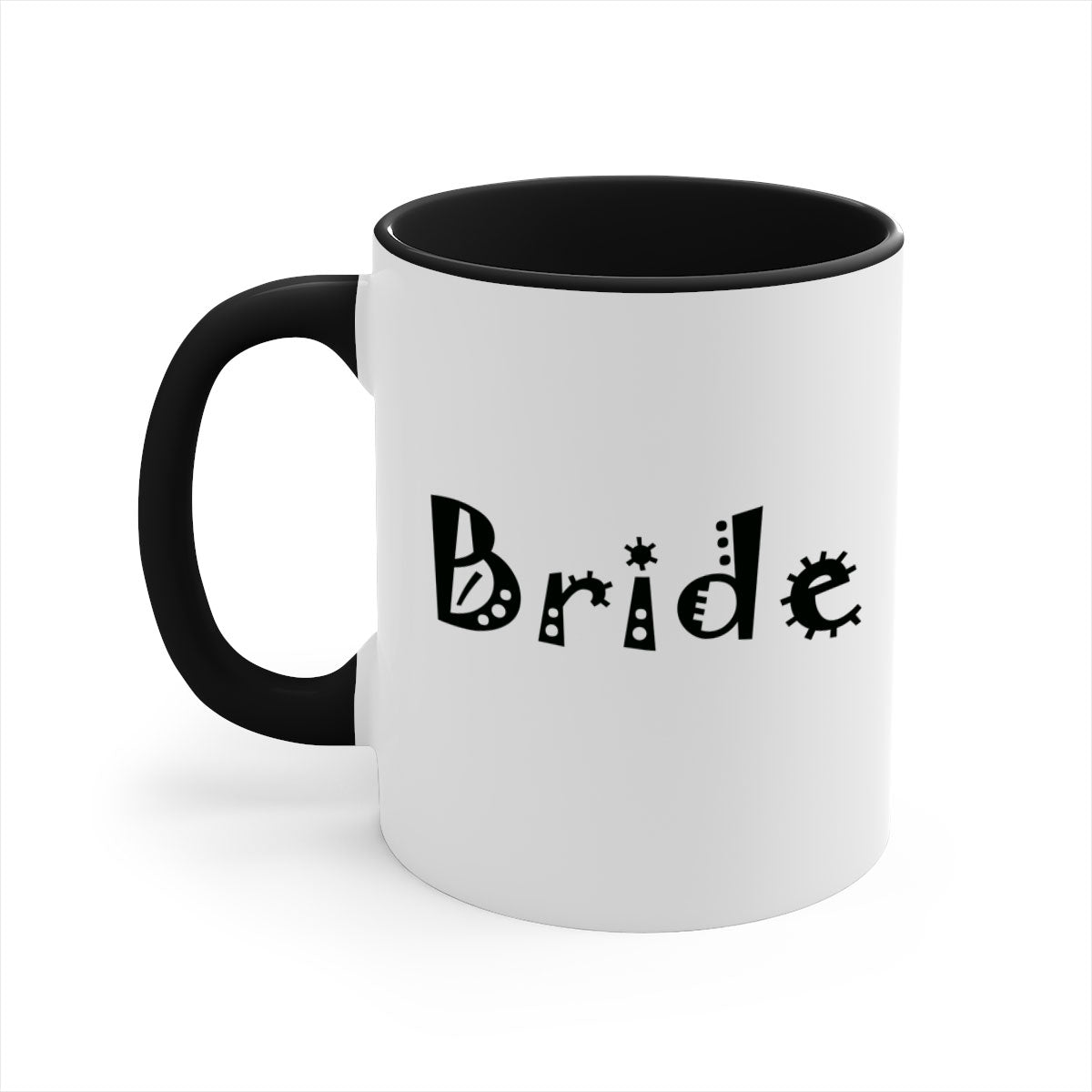 Bride 127# Mug featuring a glossy finish with a colored handle and interior, available in multiple colors and sizes.