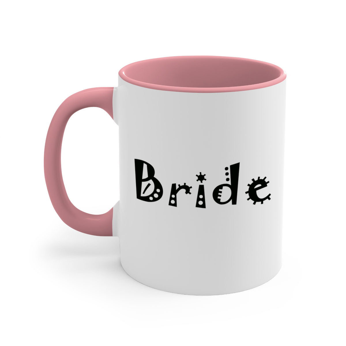 Bride 127# Mug featuring a glossy finish with a colored handle and interior, available in multiple colors and sizes.