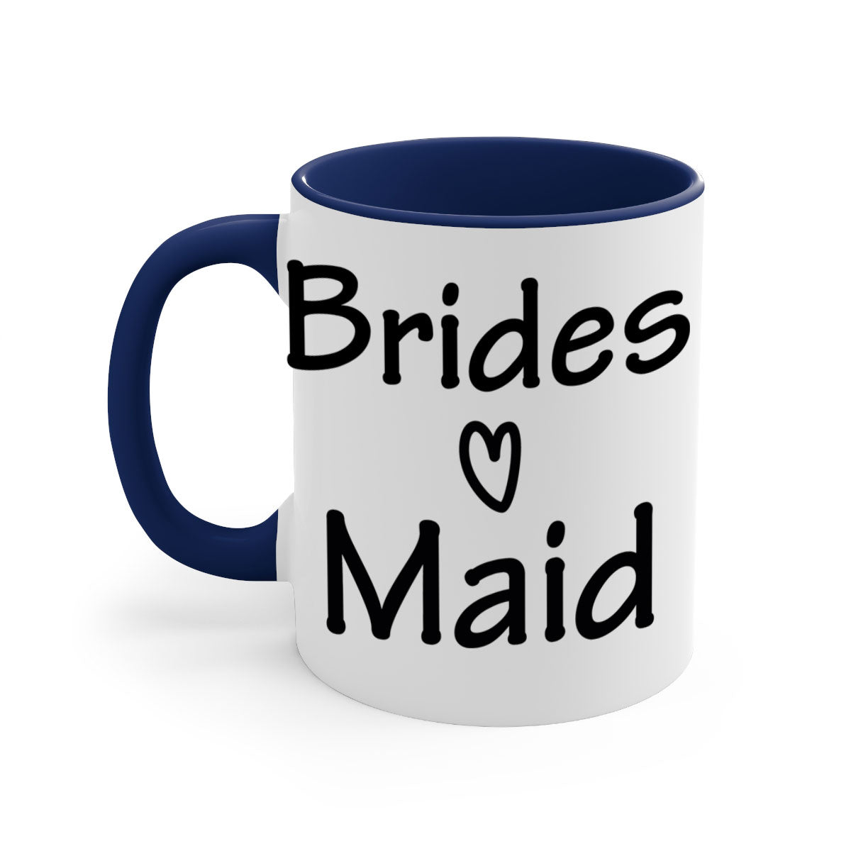 Bride Squad 21# Mug featuring a glossy finish, colored handle, and interior, available in five colors and two sizes.