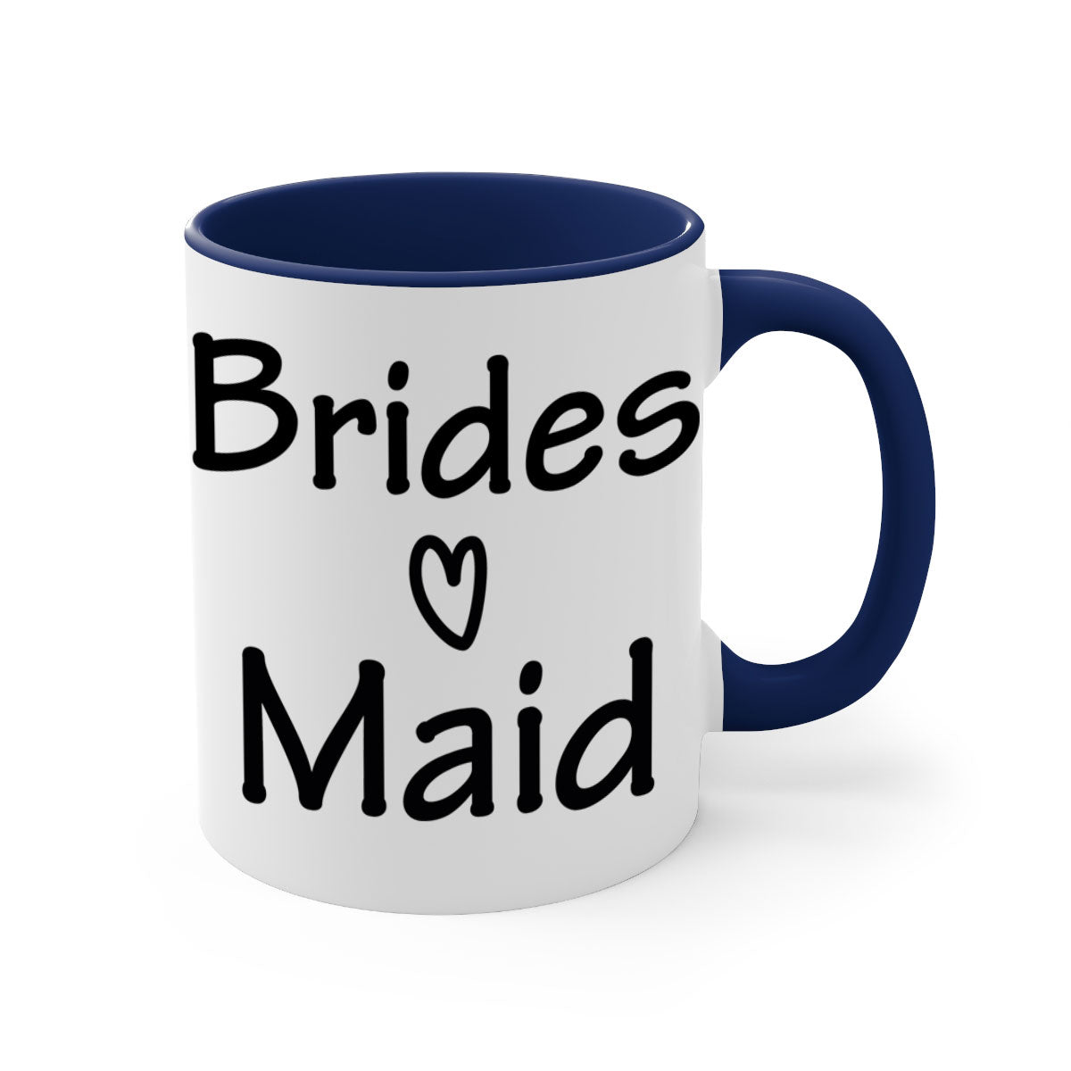 Bride Squad 21# Mug featuring a glossy finish, colored handle, and interior, available in five colors and two sizes.