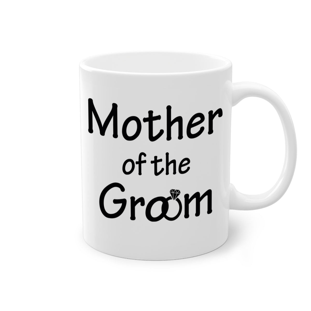 Bride Squad 3# Mug featuring a two-tone design with a colored handle and glossy finish, available in multiple colors.