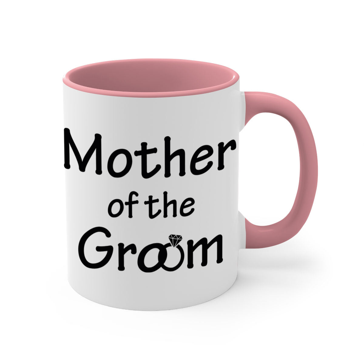 Bride Squad 3# Mug featuring a two-tone design with a colored handle and glossy finish, available in multiple colors.